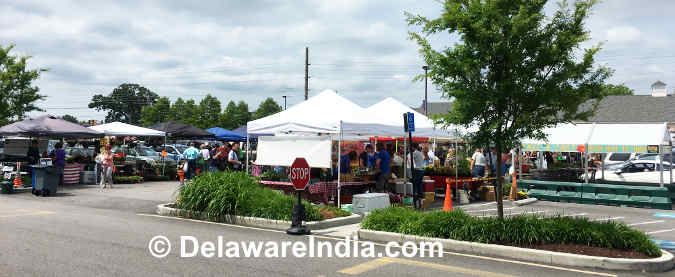 Main Street Farmers Market in Newark DE © DelawareIndia.com