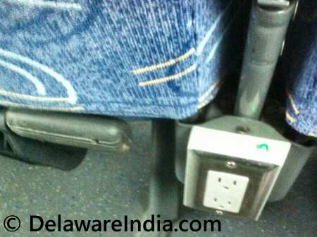 megabus power outlet © DelawareIndia.com