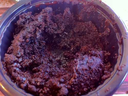 Arby's chocolate lava cake box Arby's Chocolate Lava Cake inside - Image © DelawareIndia.com