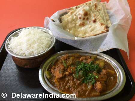 Bawarchi Wilmington Kadai Chicken Lunch