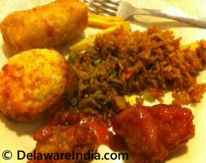 Chinatown Buffet Pork Fired Rice, Appetizers