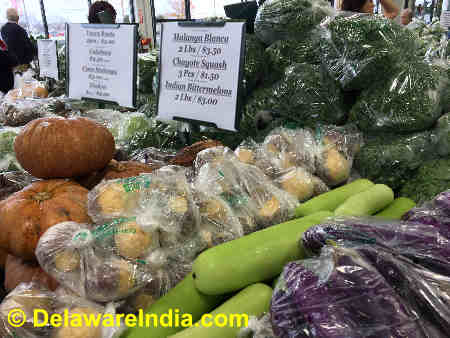Indian Vegetables at Produce Junction © DelawareIndia.com