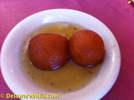 Gulab Jamun at an Indian Lunch Buffet in Delaware © DelawareIndia.com