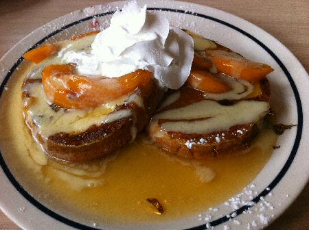 New Peaches & Cream Brioche French Toast IHOP Peaches and Cream French Toast - Image © DelawareIndia.com