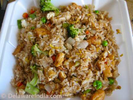 Middletown DE Vietnamese Tofu Fried Rice © DelawareIndia.com