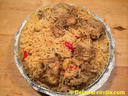 Lasani Halal Chicken Biryani © DelawareIndia.com