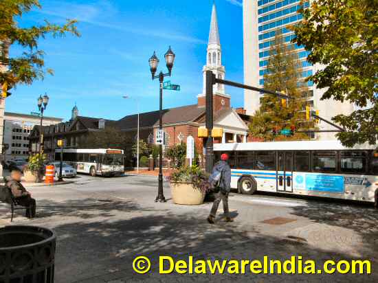 Rodney Sq in Downtown Wilmington