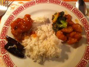 Szechuan Restaurant Fried Shrimp, TSO Chicken