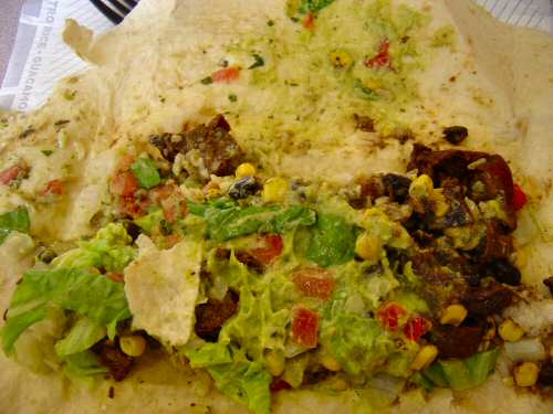 cantina burrito steak Taco Bell Cantina Burrito Steak stuffing- Image © DelawareIndia.com