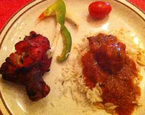 Taj Palace Chicken Entrees