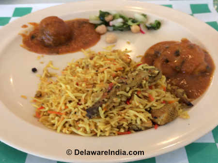 Tandoori Restaurant Dum Chicken Biryani image © DelawareIndia.com