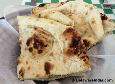 Tandoori Restaurant Newark Naan Bread image © DelawareIndia.com