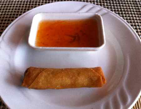 Spring Roll with Sweet and Sour Sauce Spring Roll with Sweet and Sour Sauce