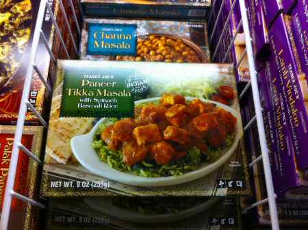 Trader Joe's Paneer Tikka Masala & Spinach Rice Box  - Image © DelawareIndia.com