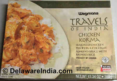 Wegmans Chicken Korma Box