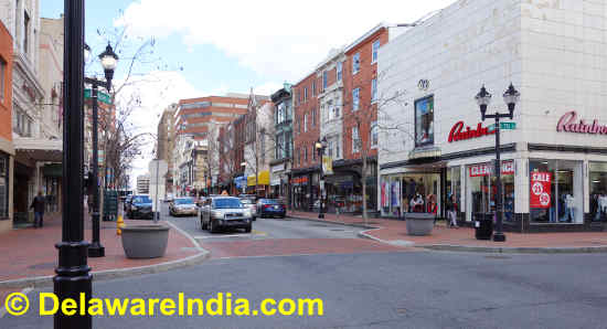 Market St in Wilmington, DE